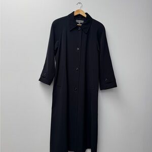 Elegant Black Women's Dress Coat